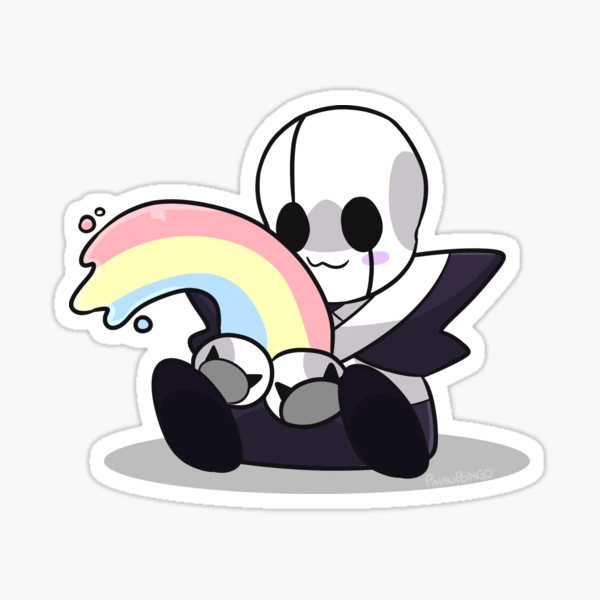 Dust Sans Sticker Sticker for Sale by MiniTheCat