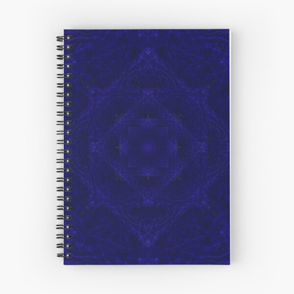 Item preview, deep blue fractal mandala designed and sold by andromedoz.