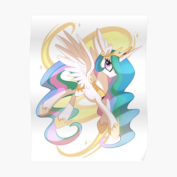 Princess Celestia Poster For Sale By Pepooni Redbubble