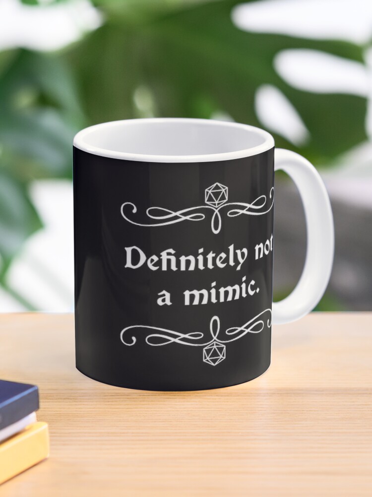 Definitely NOT a Mimic Double sided Mug with Color Inside – Level