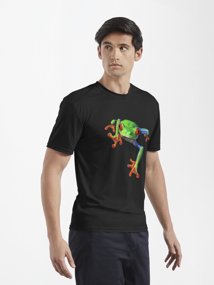 Discover Tree Frog Portrait | Active T-Shirt 