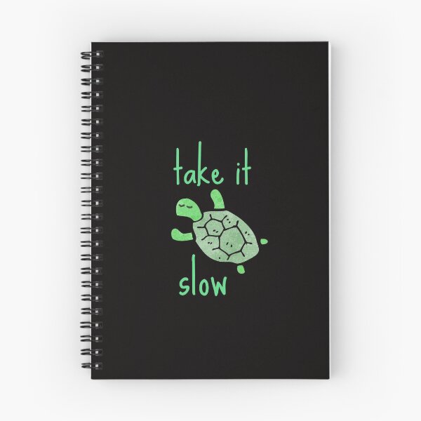 Item preview, Take it Slow Cute Green Turtle Motivational Cute Animal Gift Good Positivity Relax Funny Happy Spiritual Depression Anxiety Gift designed and sold by EpsilonEridani.