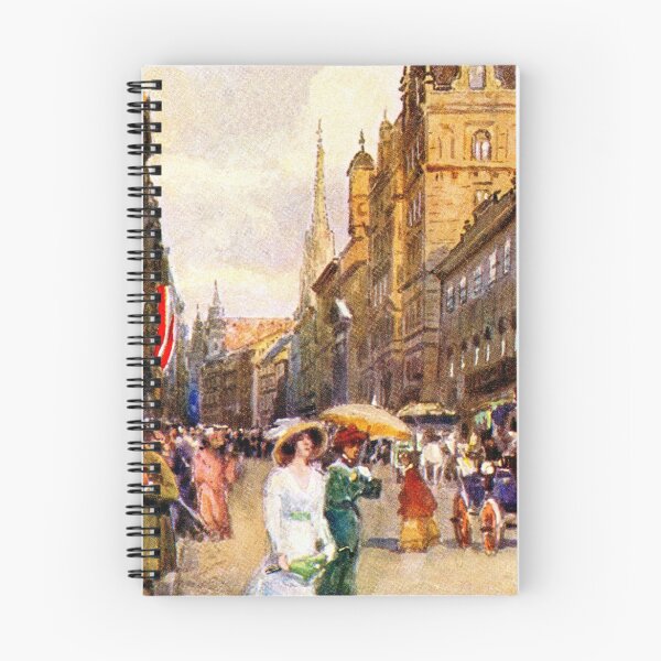 Item preview, Great vintage belle epoque scene Vienna Austria designed and sold by aapshop.