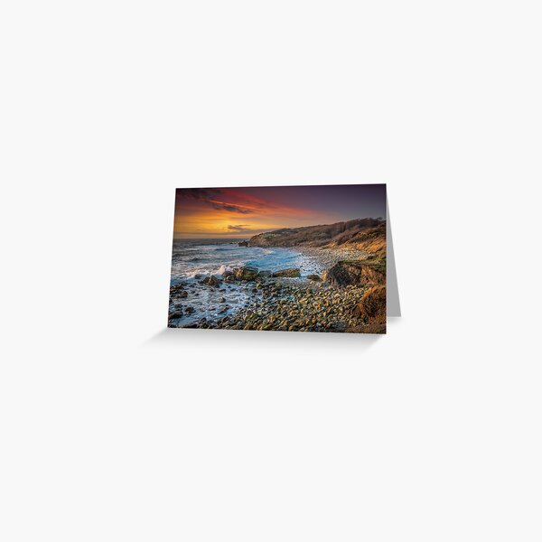 Watershoot Bay St Catherines Isle Of Wight Greeting Card