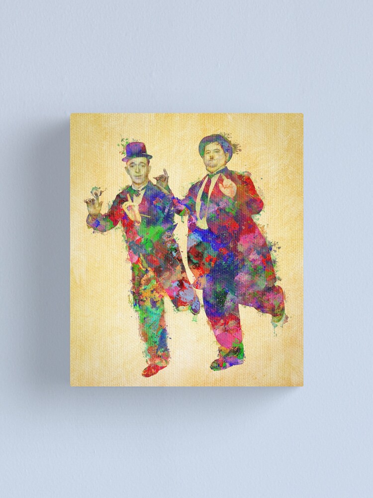 Alternate view of Stan Laurel and Oliver Hardy Canvas Print