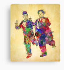 Stan Laurel and Oliver Hardy Canvas Print