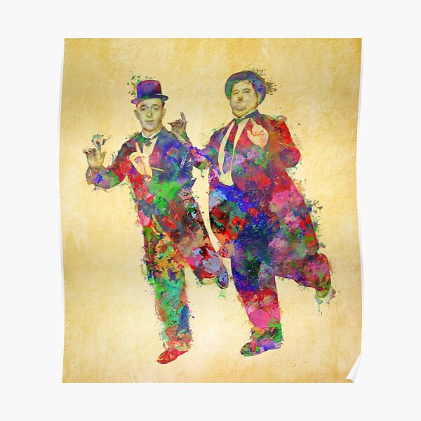 Stan Laurel and Oliver Hardy Poster