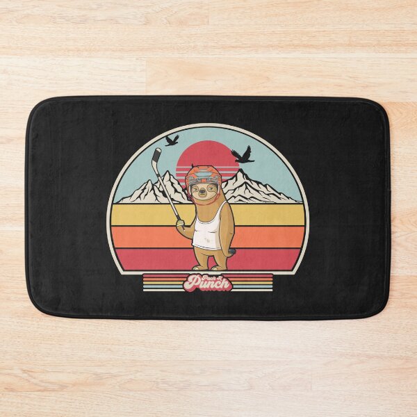 Item preview, Ice Hockey Sloth Print. Retro Style Graphic designed and sold by PackAPunch.