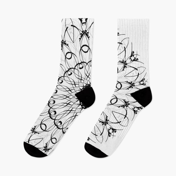 Item preview, Black and White Lace Brush Mandala designed and sold by Jarrod Vandenberg.