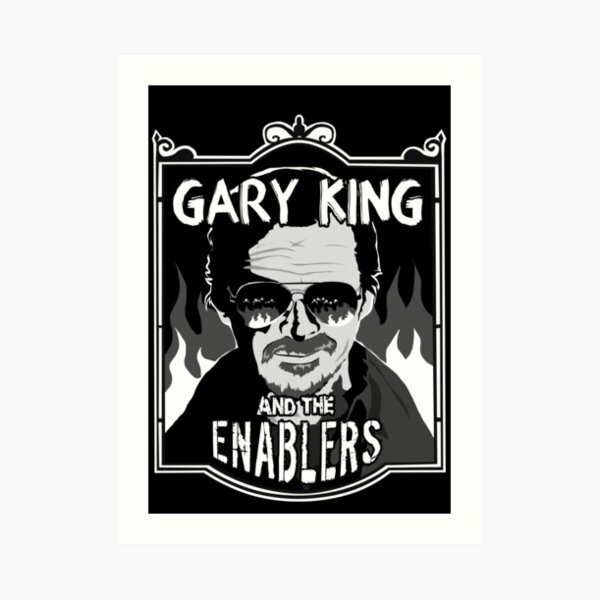 Gary King and the Enablers Art Print