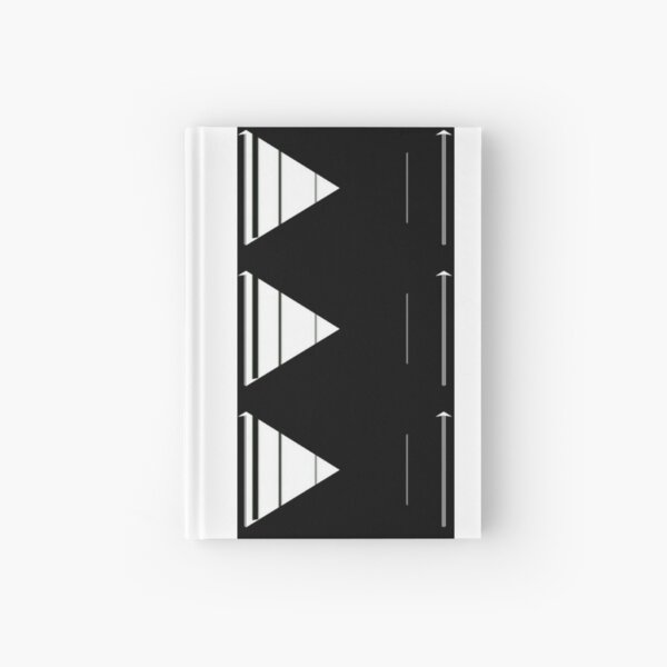 Geometric arrow modern design Hardcover Journal