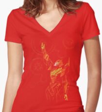 the map Women's Fitted V-Neck T-Shirt