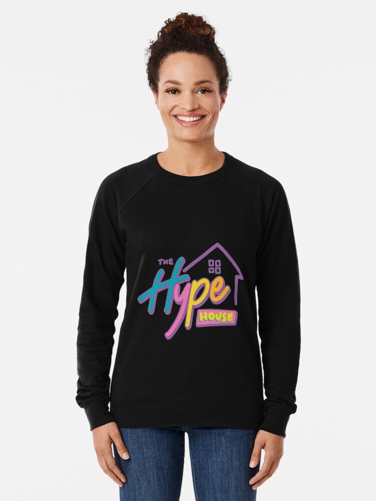 Hype House Logo Lightweight Sweatshirt By Andi0521 Redbubble