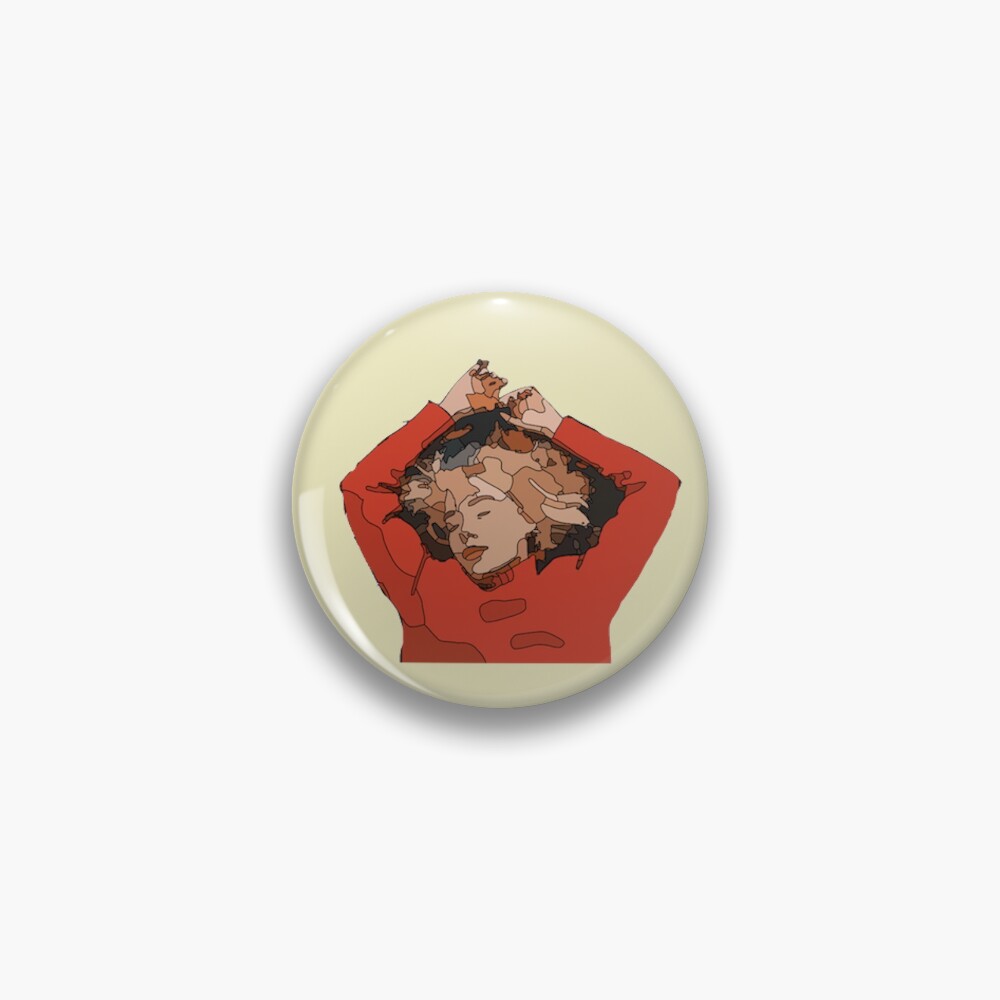 girl in red Pin