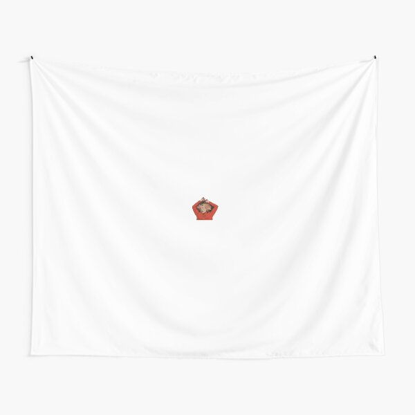 girl in red Tapestry