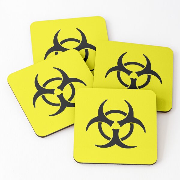 Item preview, Biohazard (Yellow background) designed and sold by DafyddEm.