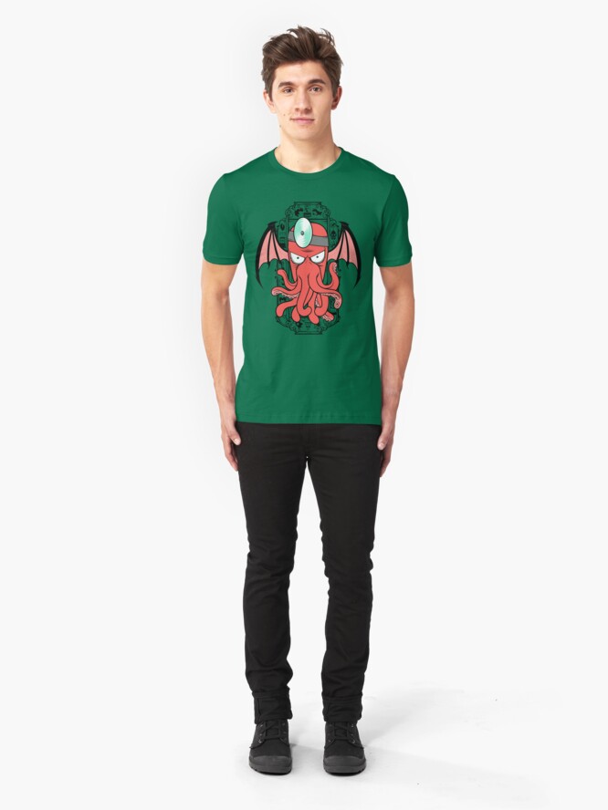 Alternate view of The Call Of Zoidthulhu Slim Fit T-Shirt