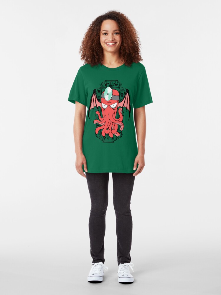 Alternate view of The Call Of Zoidthulhu Slim Fit T-Shirt