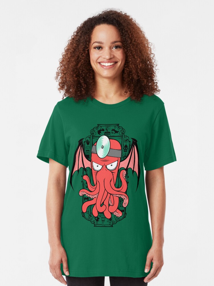 Alternate view of The Call Of Zoidthulhu Slim Fit T-Shirt