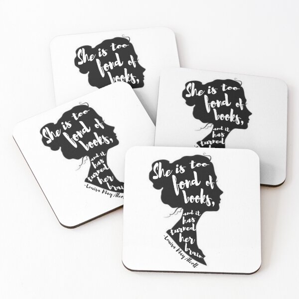 Item preview, Too Fond Of Books - Louisa May Alcott designed and sold by inkandmadness.