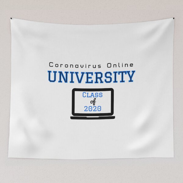 Item preview, Coronavirus Online University -- Class of 2020 designed and sold by Smiles4Days.