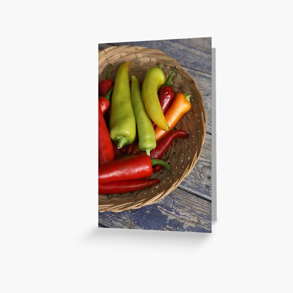Chillies Greeting Card