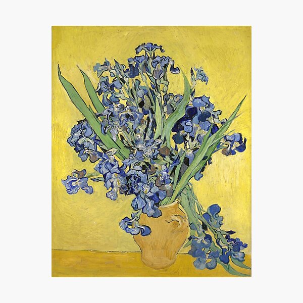 Item preview, Vincent Van Gogh Irises flowers designed and sold by Fine Artworks.