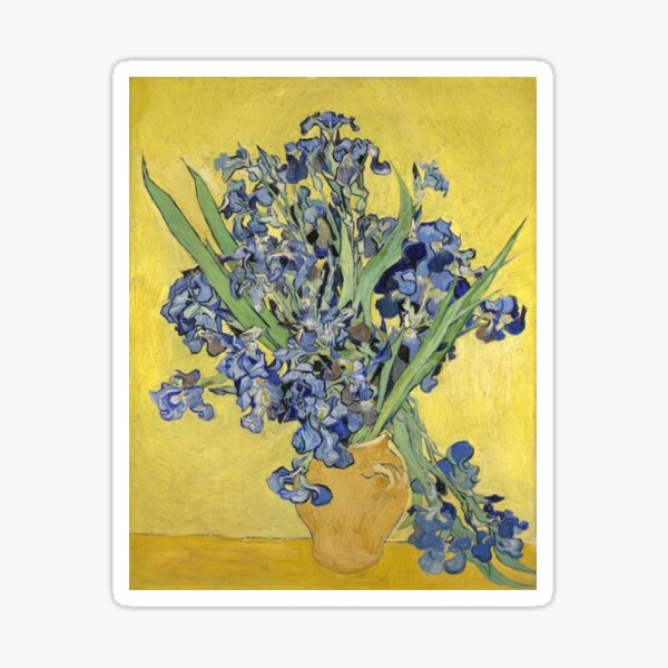 Item preview, Vincent Van Gogh Irises flowers designed and sold by Fine Artworks.