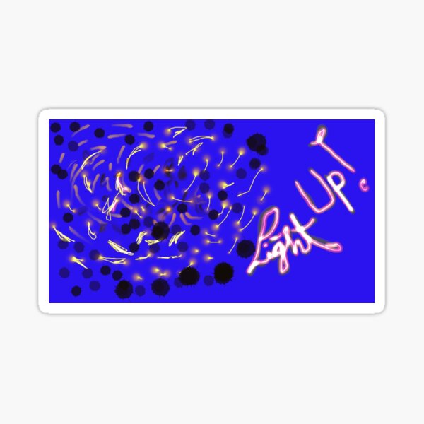 LIGHT UP Sticker