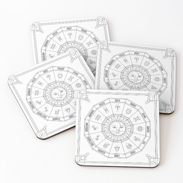Item preview, Horoscope Minimalistic Sun and Moon designed and sold by r2e1a.