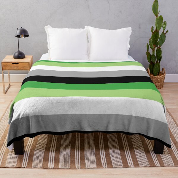 Item preview, Aromantic Pride Large Flag Print  designed and sold by SimplyPride.