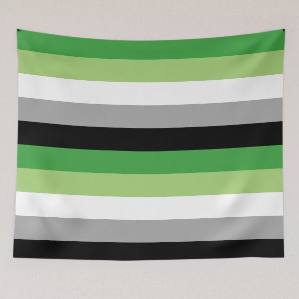 Item preview, Aromantic Pride Large Flag Print  designed and sold by SimplyPride.