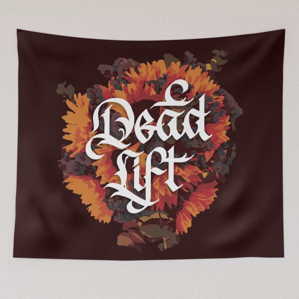 Item preview, Dead Lift Floral Calligraphy designed and sold by polliadesign.
