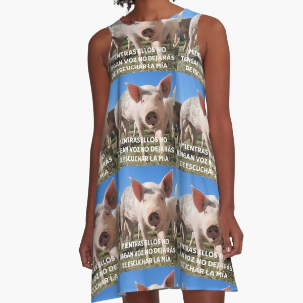 La voz de los animales Vestido acampanado