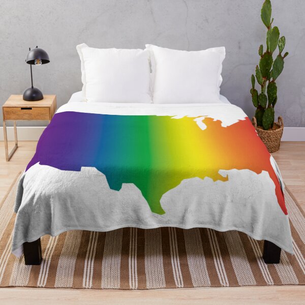 Item preview, USA Rainbow Map designed and sold by mattpanta.