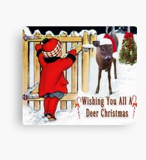 ✿◕‿◕✿ ❀◕‿◕❀ Come A Little Bit Closer My Deer ✿◕‿◕✿ ❀◕‿◕❀ Leinwanddruck