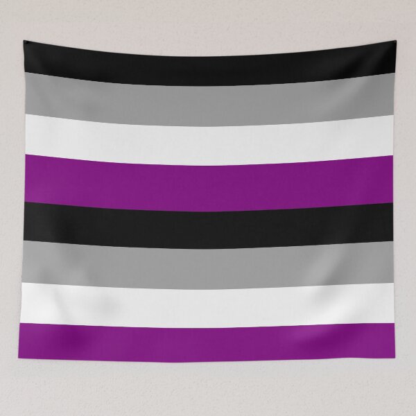 Item preview, Asexual Pride Large Flag Print  designed and sold by SimplyPride.
