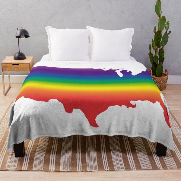 Item preview, USA Rainbow Map designed and sold by mattpanta.
