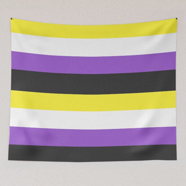 Item preview, Non-binary Pride Large Flag Print  designed and sold by SimplyPride.