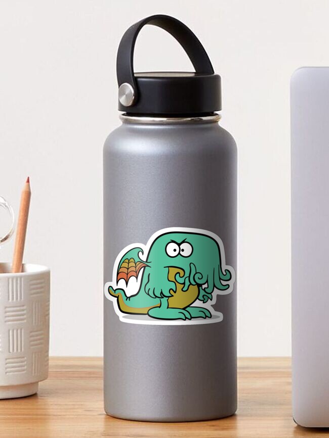 Thumbnail 1 of 3, Sticker, Cute Cthulu designed and sold by MrChuckles.