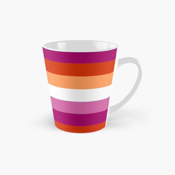 Aperçu de l'œuvre Impression de grand drapeau lesbien (nouveau) fierté créée et vendue par SimplyPride.