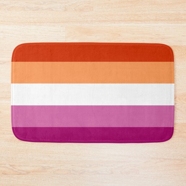 Item preview, Lesbian (new) Pride Large Flag Print  designed and sold by SimplyPride.