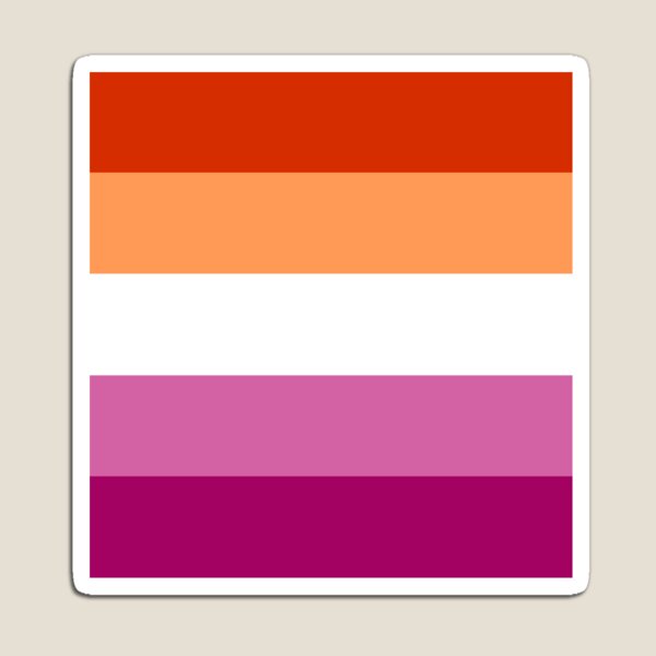 Item preview, Lesbian (new) Pride Large Flag Print  designed and sold by SimplyPride.