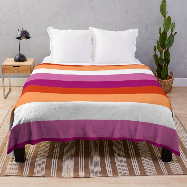 Item preview, Lesbian (new) Pride Large Flag Print designed and sold by SimplyPride.