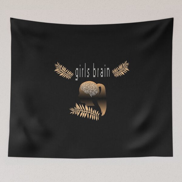 Item preview, girls brain new design designed and sold by lamiabent.