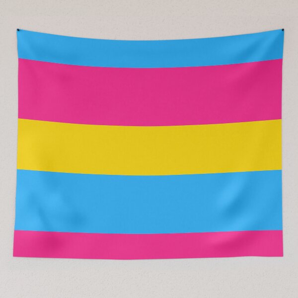Item preview, Pan Pride Large Flag Print  designed and sold by SimplyPride.