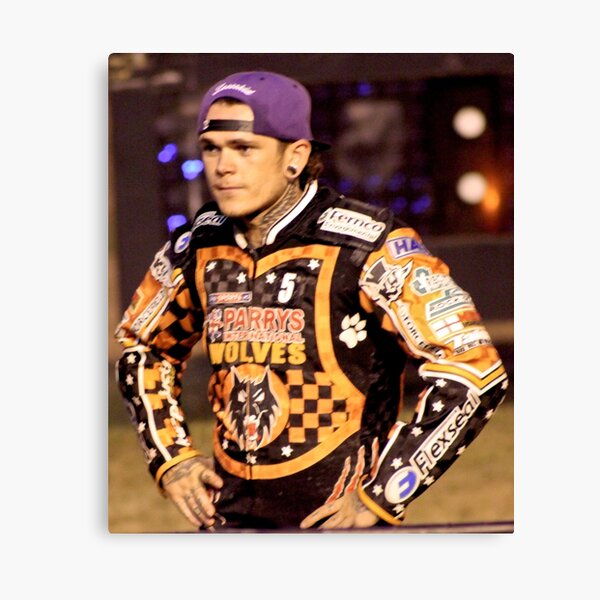 Tai Woffinden posing Canvas Print
