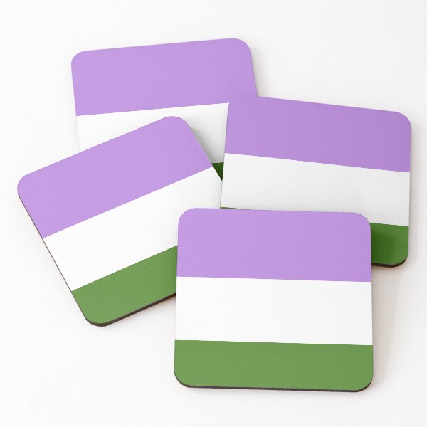 Item preview, Genderqueer Pride Large Flag Print  designed and sold by SimplyPride.