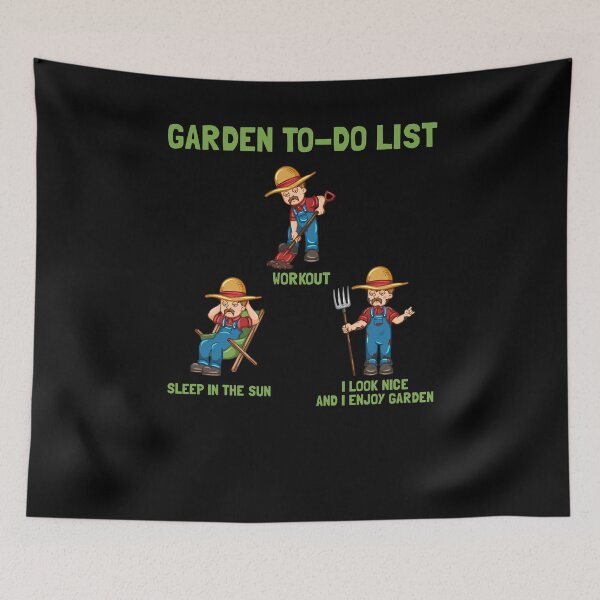 Item preview, Garden To Do List gardener designed and sold by Weilichesmag.