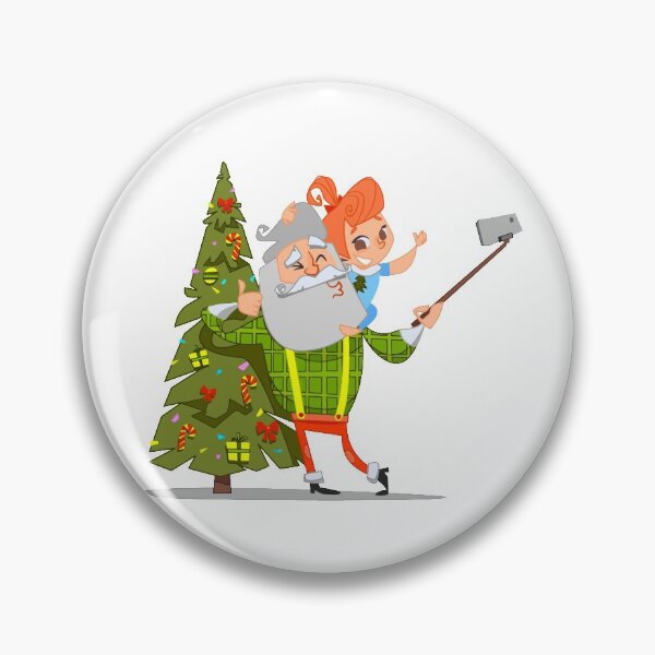 Artikelvorschau, Weihnachten mit Santa Claus Selfie entworfen und verkauft von Hangrid-Work.